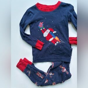 GVC Mini Boden Santa Rocket Kids Pajamas 104cm